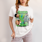 Camiseta Algodão Unissex T shirt Graphic Tee Chris Brown Verde
