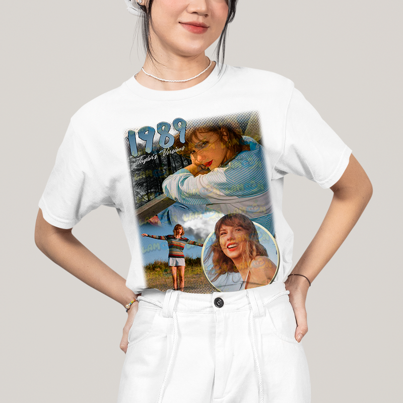 Camiseta Algodão Unissex T shirt - Taylor Swift 1989 Taylor's Versions