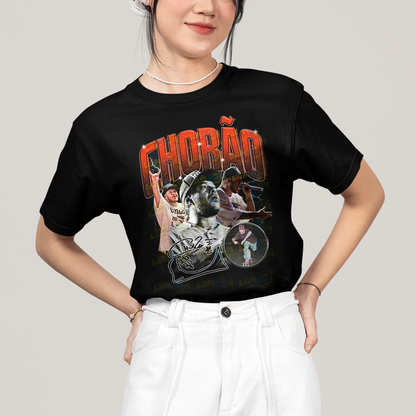 Camiseta Algodão Unissex T shirt Graphic Tee Charlie Brown Jr Chorão Vermelho