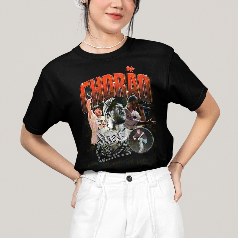 Camiseta Algodão Unissex T shirt Graphic Tee Charlie Brown Jr Chorão Vermelho