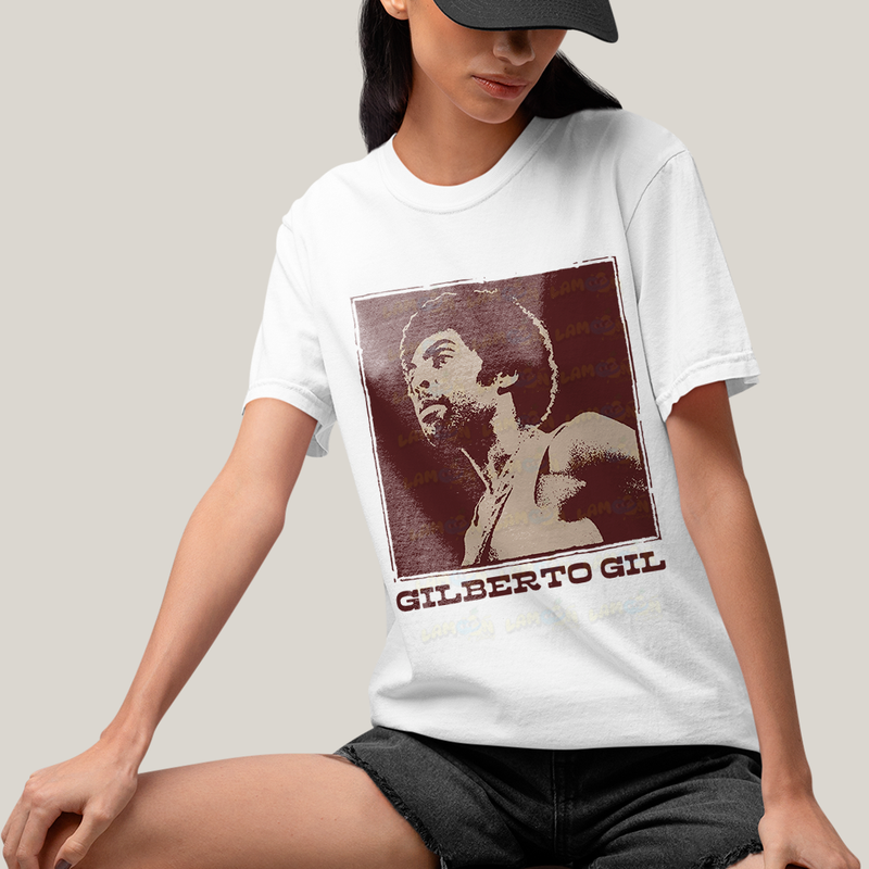 Camiseta Algodão Unissex T shirt Gilberto Gill