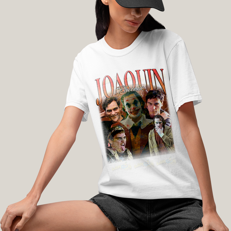 Camiseta Algodão Unissex T shirt - Joaquin Phoenix Gladiador ator