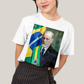 Camiseta Algodão Unissex T shirt -  Sigmund Freud psicologo presidente do brasil