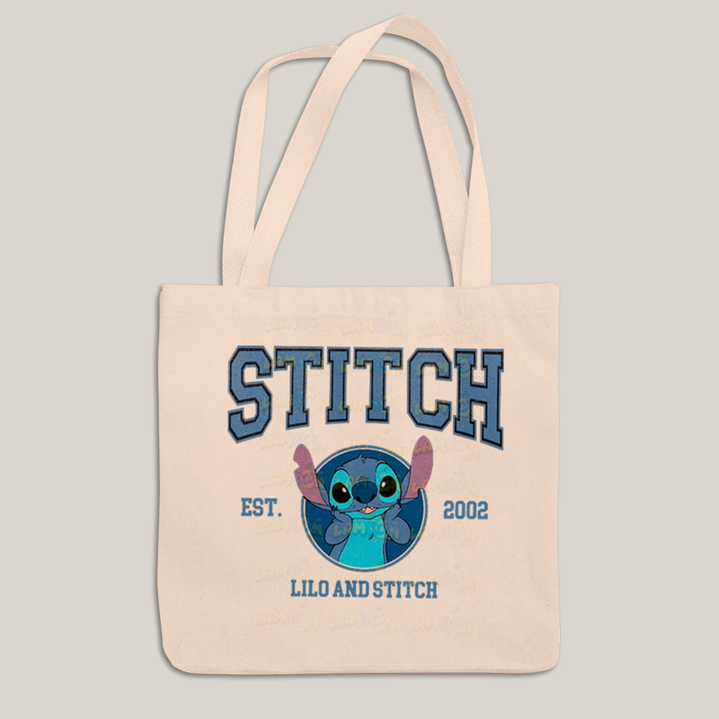 Sacola Ecobag Bolsa 38X40 Algodão- Lilo & Stitch Est.2002