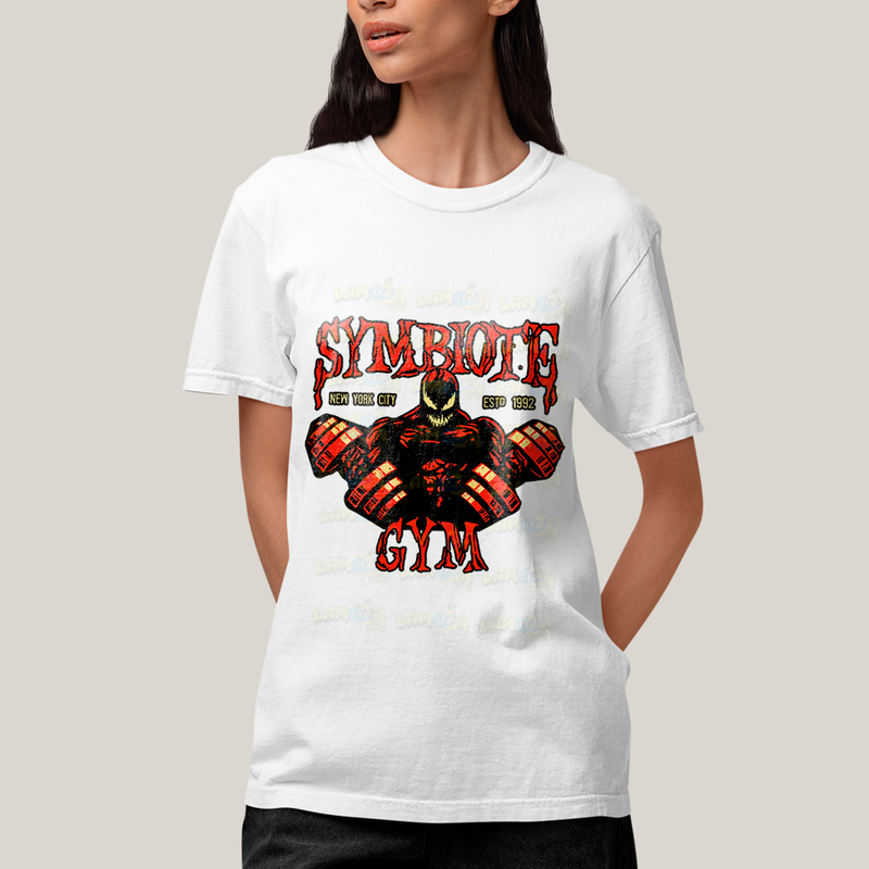 Camiseta Algodão Unissex T shirt Venom Symbiote Academia