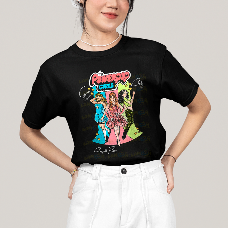 Camiseta Algodão Unissex T shirt The Powerpop Girls