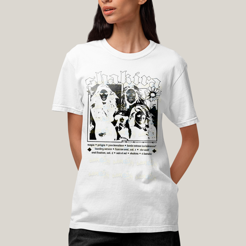 Camiseta Algodão Unissex Tshirt Shakira She Wolf