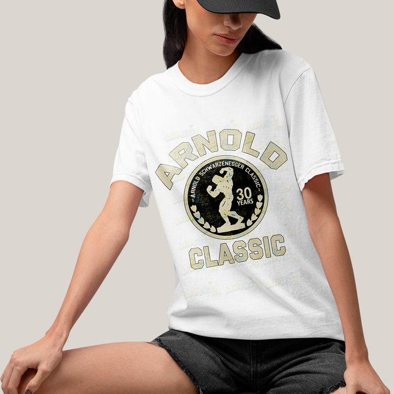 Camiseta Algodão Unissex T shirt  Arnold Schwarzenegger classic 30 years
