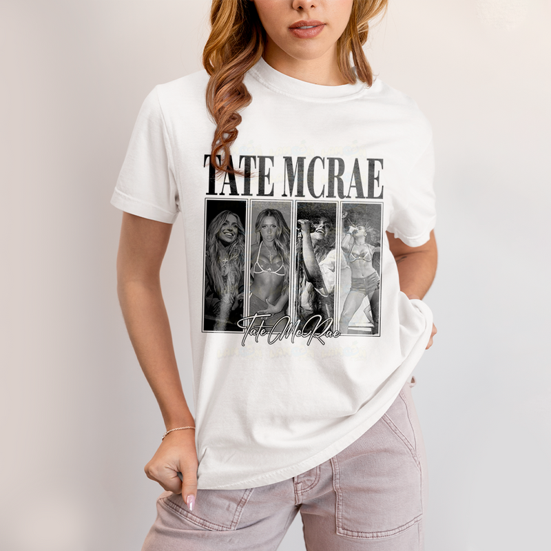 Camiseta Algodão Unissex T shirt - Tate Mcrae Cantora