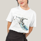 Camiseta Algodão Unissex T shirt - Surfista Prateado marvel quarteto fantastico