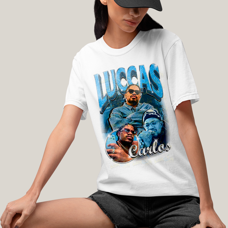 Camiseta Algodão Unissex T shirt - Luccas Carlos
