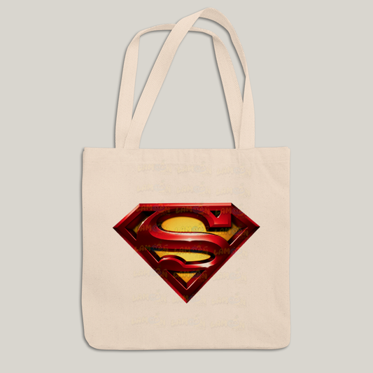 Sacola Ecobag Bolsa 38X40 Algodão- Superman Logo Clássica 4