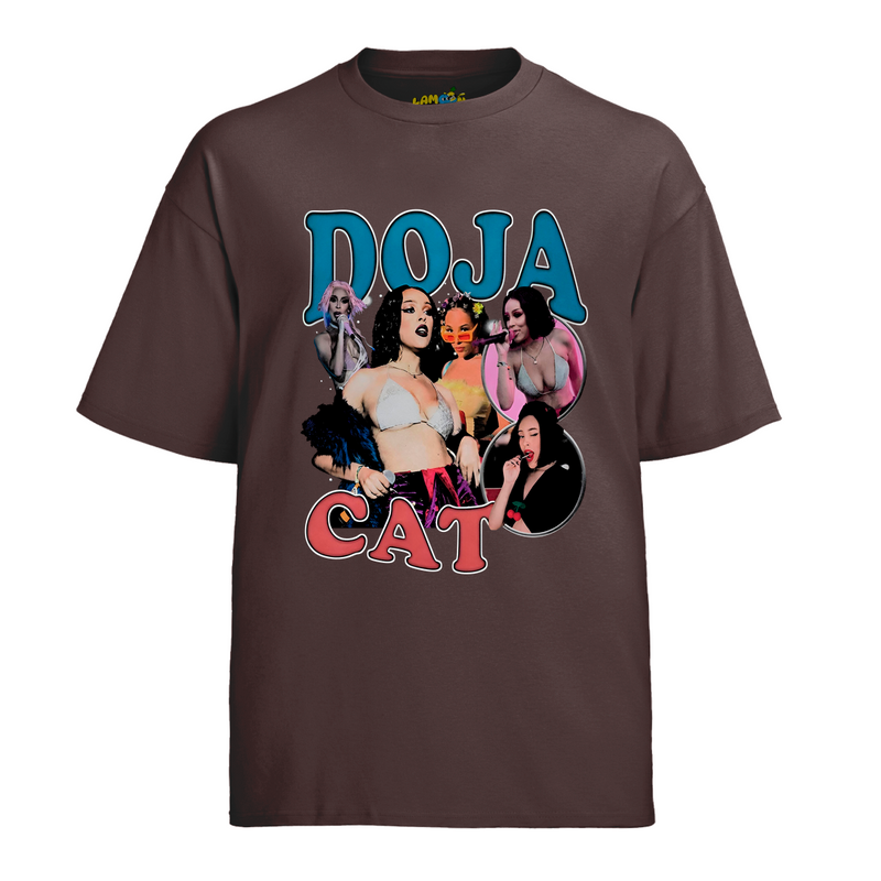Camiseta Algodão Doja Cat Graphic Vintage