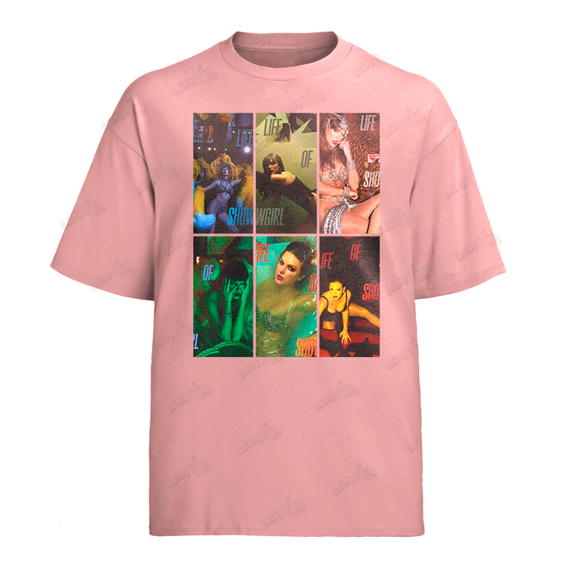 Camiseta Algodão Taylor Swift Life of Showgirl