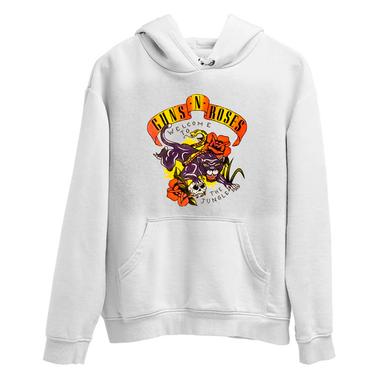 Moletom Canguru Roses Banda Welcome To The Jungle