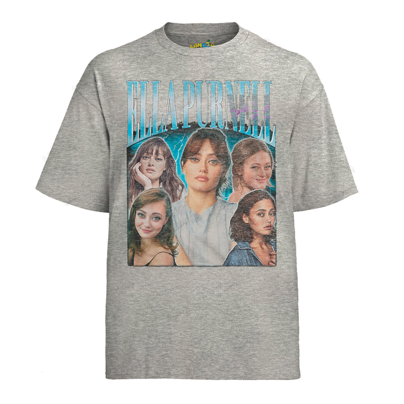 Camiseta Algodão Ella Purnell Atriz 2