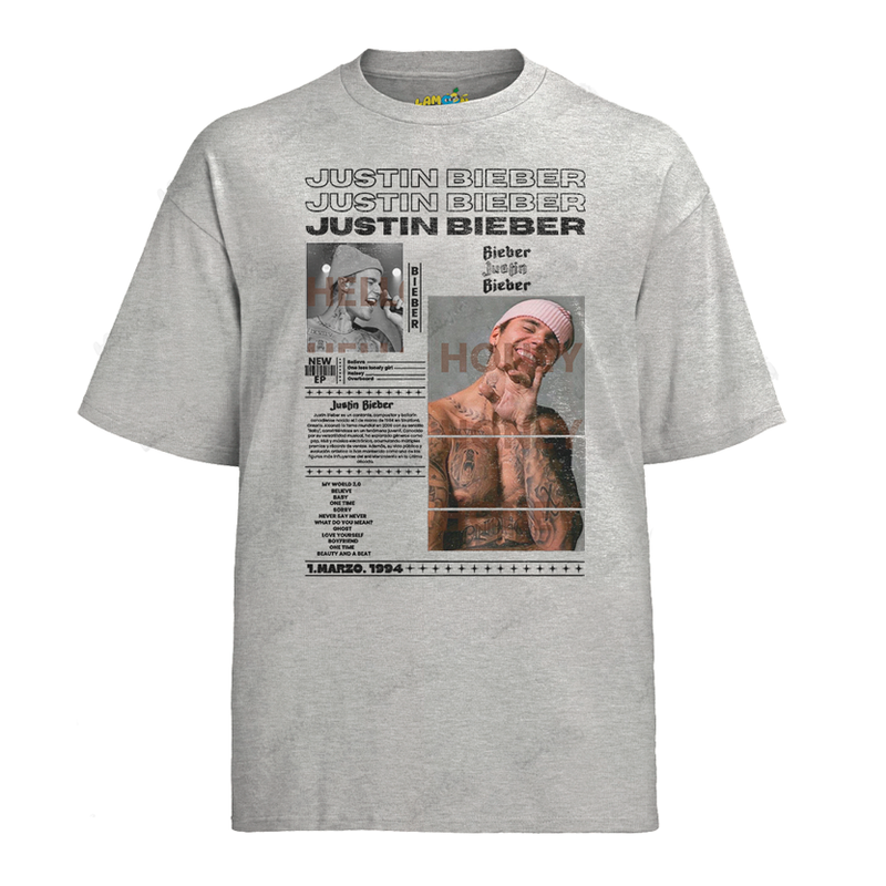 Camiseta Algodão Justin Bieber New Ep