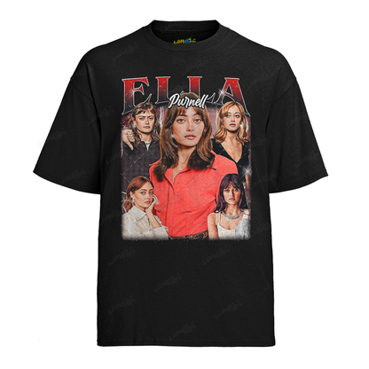 Camiseta Algodão Ella Purnell Atriz 3