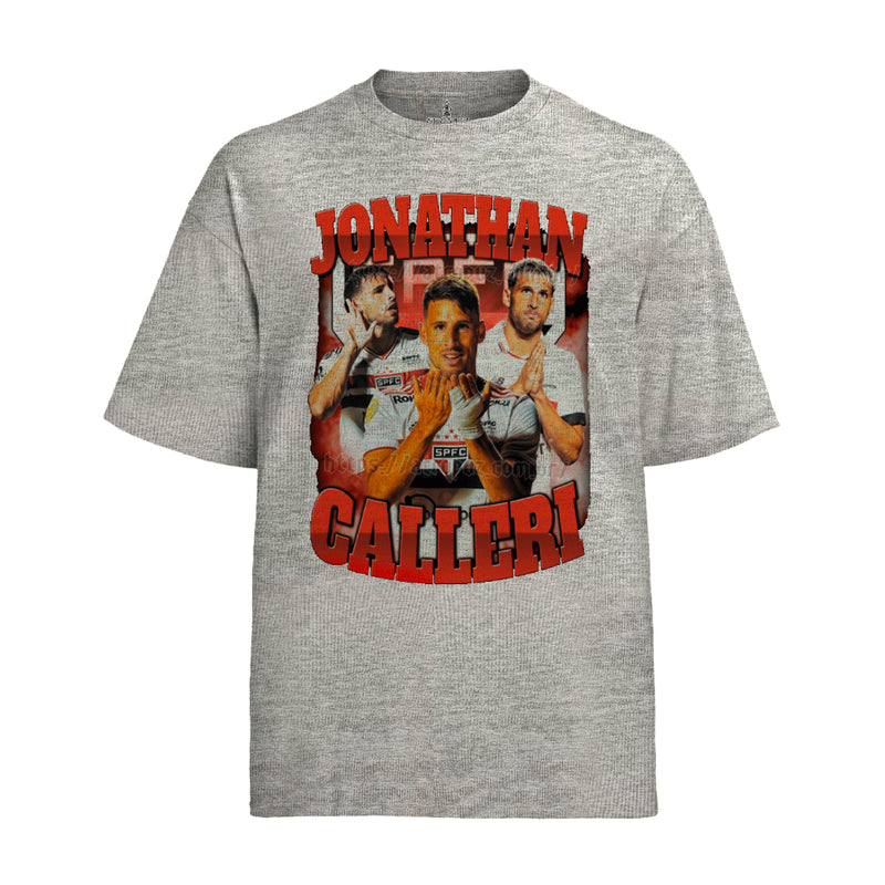 Camiseta Algodão Unissex Graphic tee Jonathan Calleri São Paulo