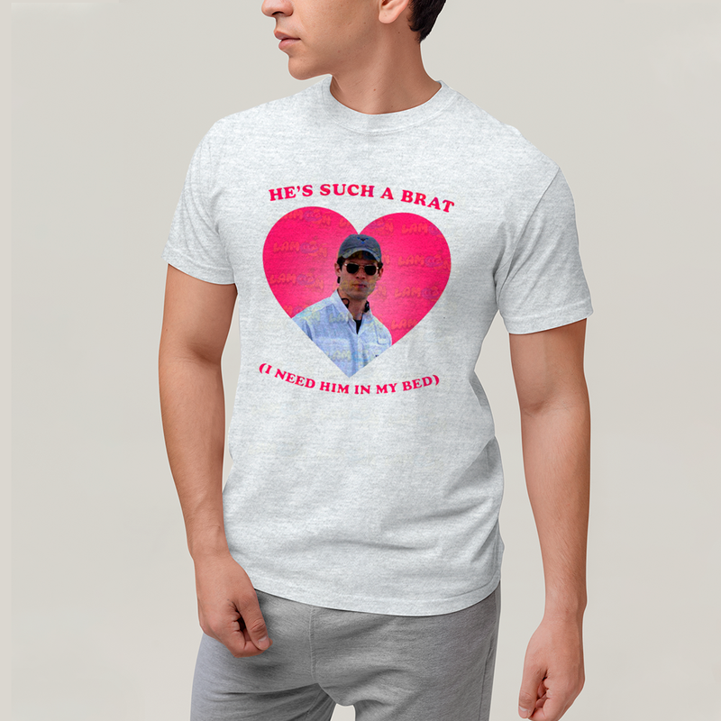 Camiseta Algodão Unissex David Corenswet He´s Such a Brat