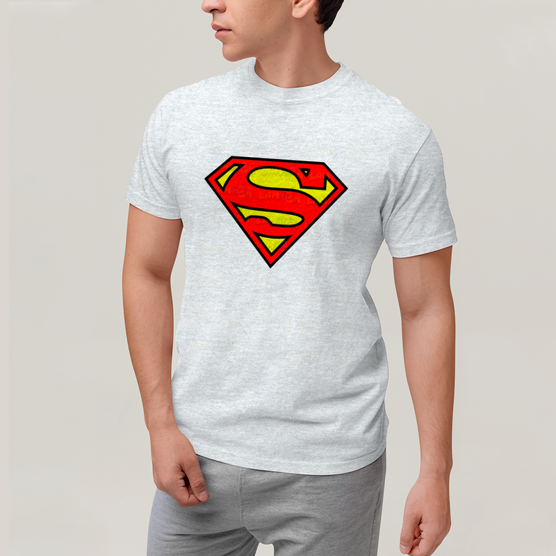 Camiseta Algodão Unissex T shirt Superman Logo Clássica 2