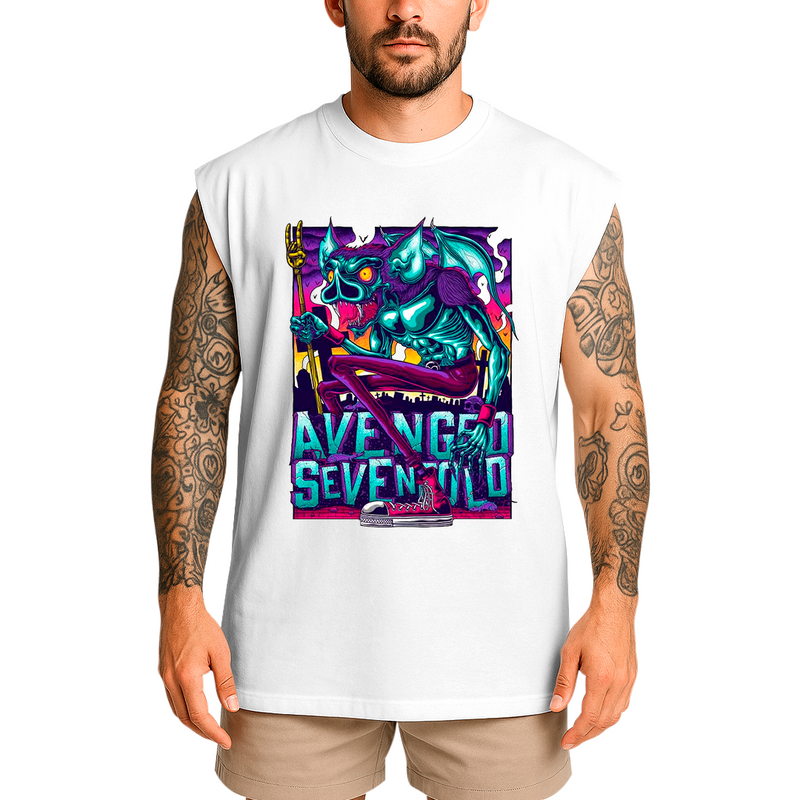 Regata Oversized Avenged Seven Fold Morcego