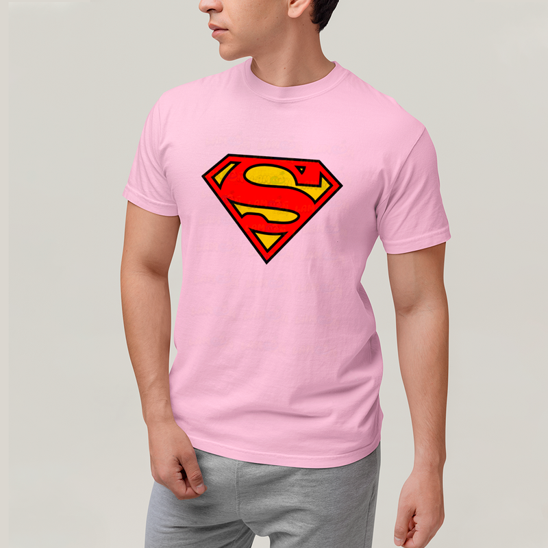 Camiseta Algodão Unissex T shirt Superman Logo Clássica 2