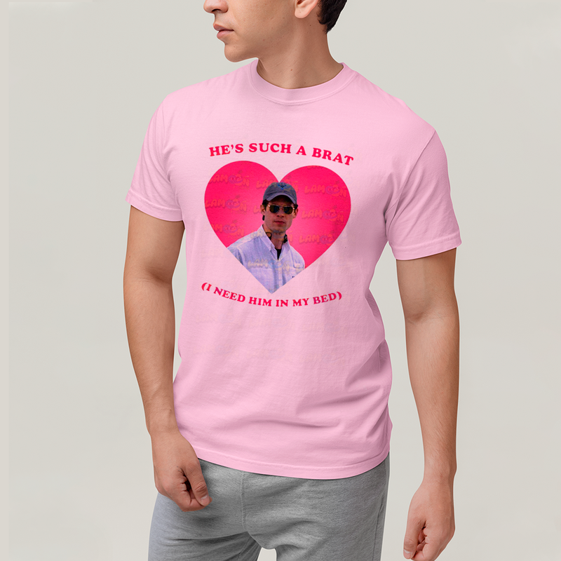 Camiseta Algodão Unissex David Corenswet He´s Such a Brat
