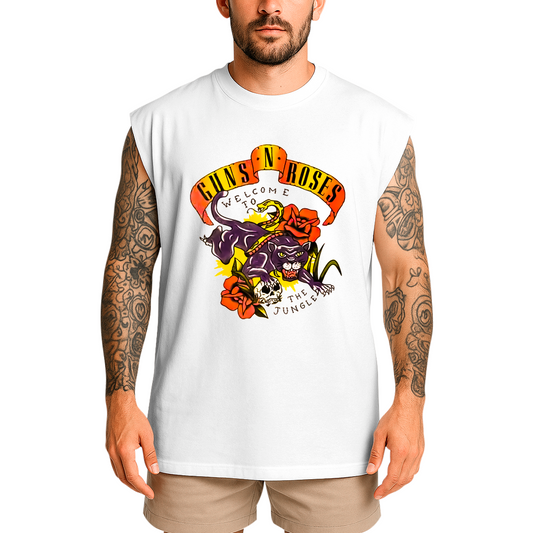 Regata Oversized Roses Banda Welcome To The Jungle