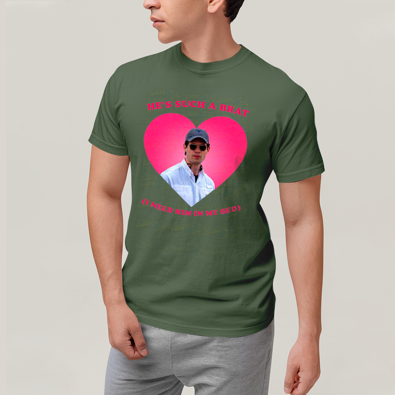 Camiseta Algodão Unissex David Corenswet He´s Such a Brat
