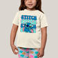 Camiseta Infantil Algodão Unissex T shirt Lilo & Stitch Orelha Caida