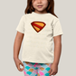 Camiseta Infantil Algodão Unissex Superman Legacy Logo 2