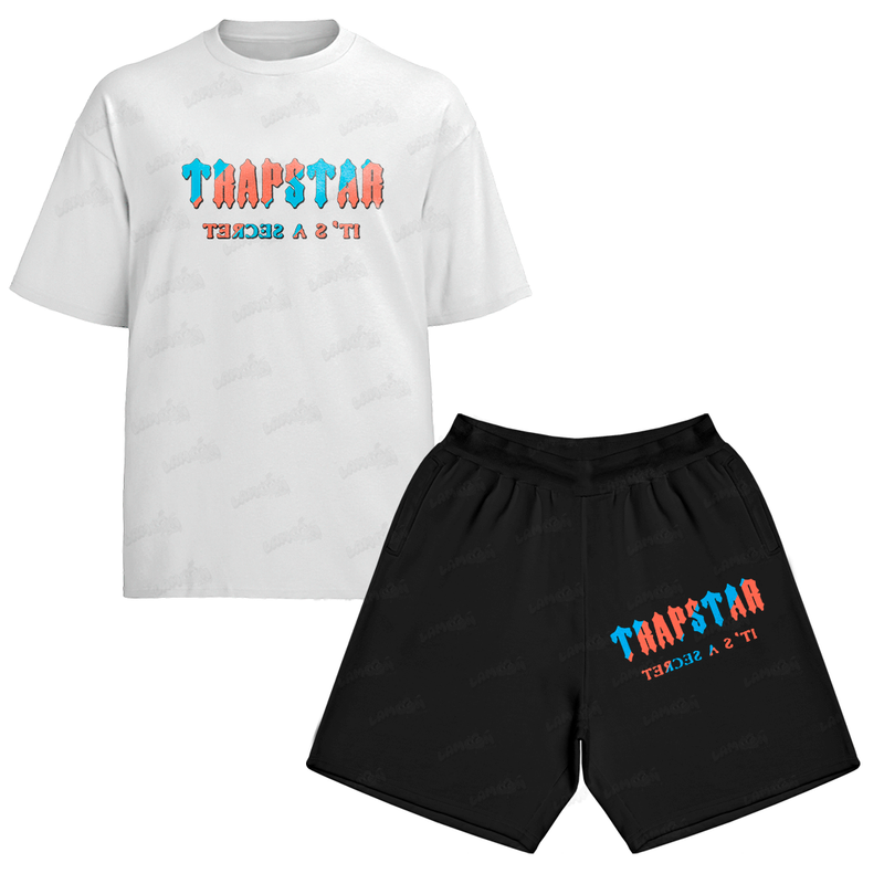 Kit Camiseta e Bermuda Moletom Trapstar