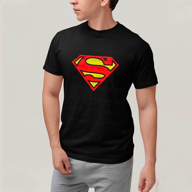 Camiseta Algodão Unissex T shirt Superman Logo Clássica 2