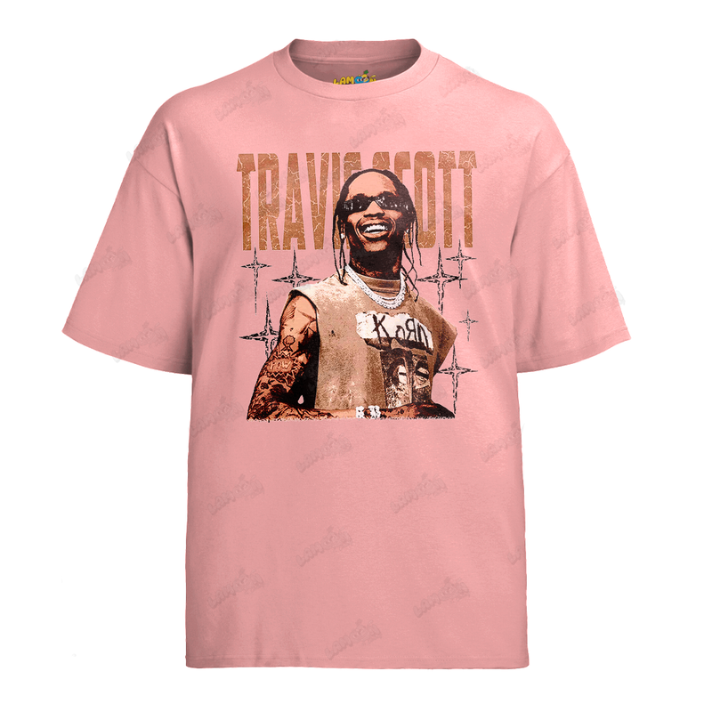 Camiseta Algodão Travis Scott de Regata