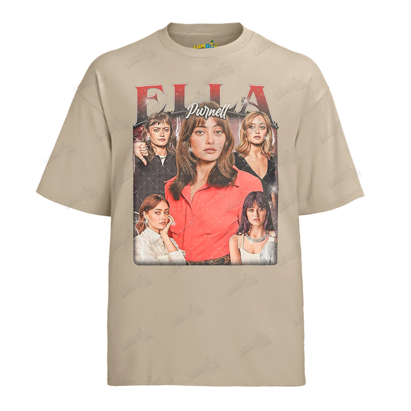 Camiseta Algodão Ella Purnell Atriz 3