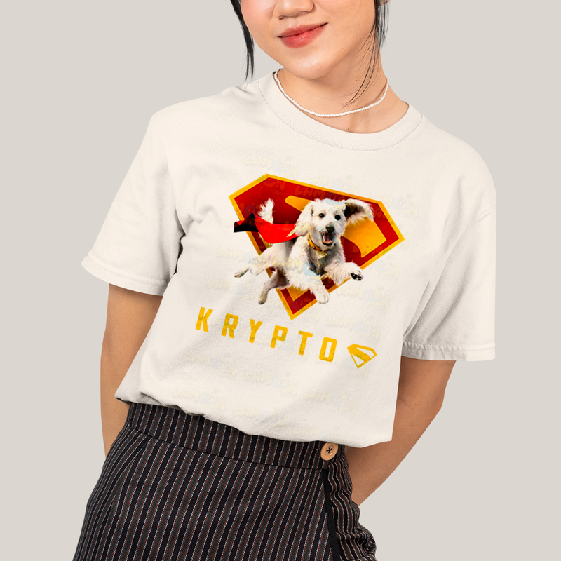 Camiseta Algodão Unissex T shirt Superman & Krypto o Supercão