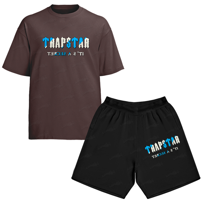 Kit Camiseta e Bermuda Moletom Trapstar
