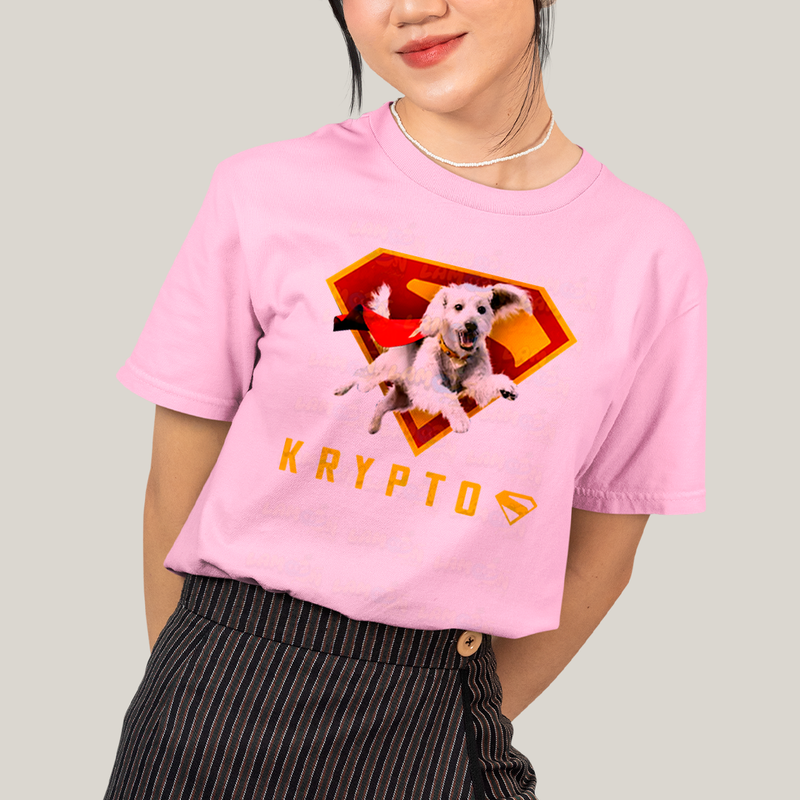 Camiseta Algodão Unissex T shirt Superman & Krypto o Supercão