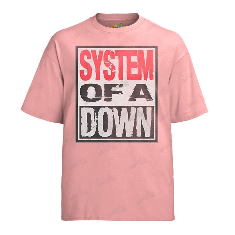 Camiseta Algodão System of Down Quadro