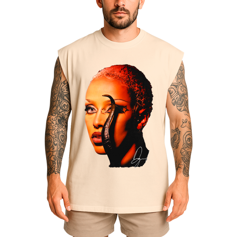 Regata Oversized Doja Cat Rosto Star