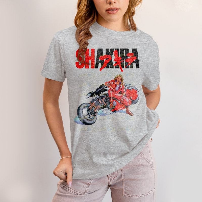 Camiseta Algodão Unissex Tshirt Graphic Tee Shakira Akira