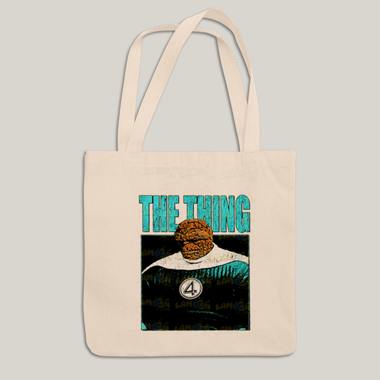 Sacola Ecobag Bolsa 38X40 Algodão- Quarteto Fantástico Primeiros Passos The Thing O Coisa