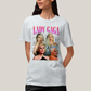 Camiseta Algodão Unissex T shirt Graphic Tee Lady Gaga Pink