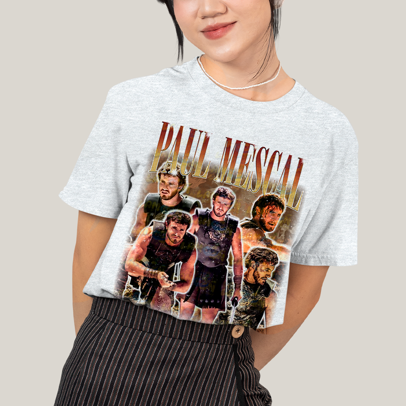 Camiseta Algodão Unissex T shirt Graphic Tee Paul Mescal