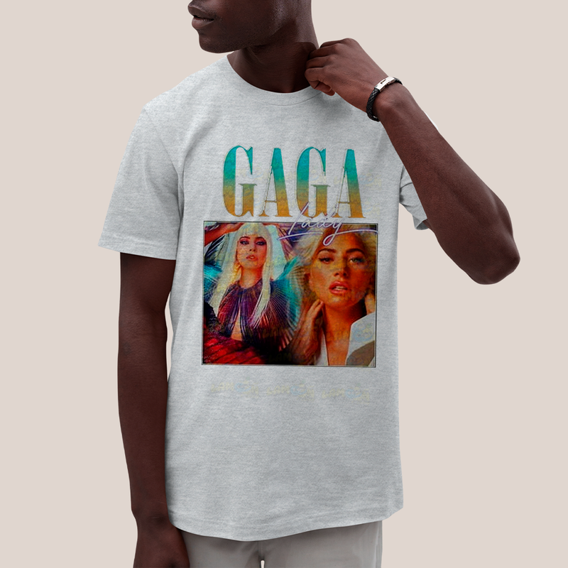Camiseta Algodão Unissex Tshirt Vintage Lady Gaga 2
