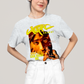 Camiseta Algodão Unissex T shirt Graphic Tee Tupac 2pac Shakur Amarelo