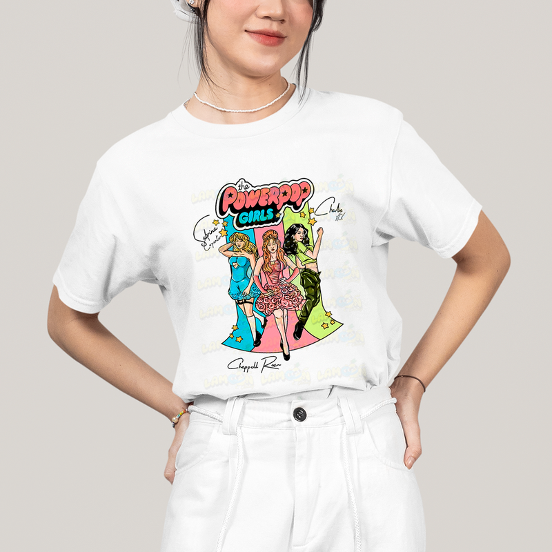 Camiseta Algodão Unissex T shirt The Powerpop Girls