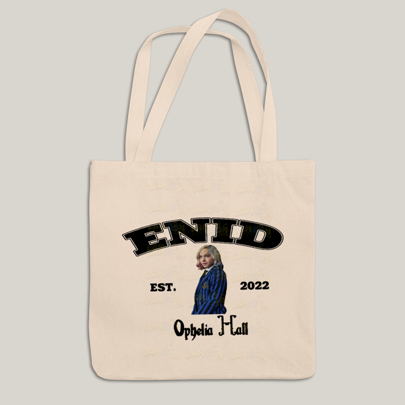 Sacola Ecobag Bolsa 38X40 Algodão- Wandinha Enid Est 2022