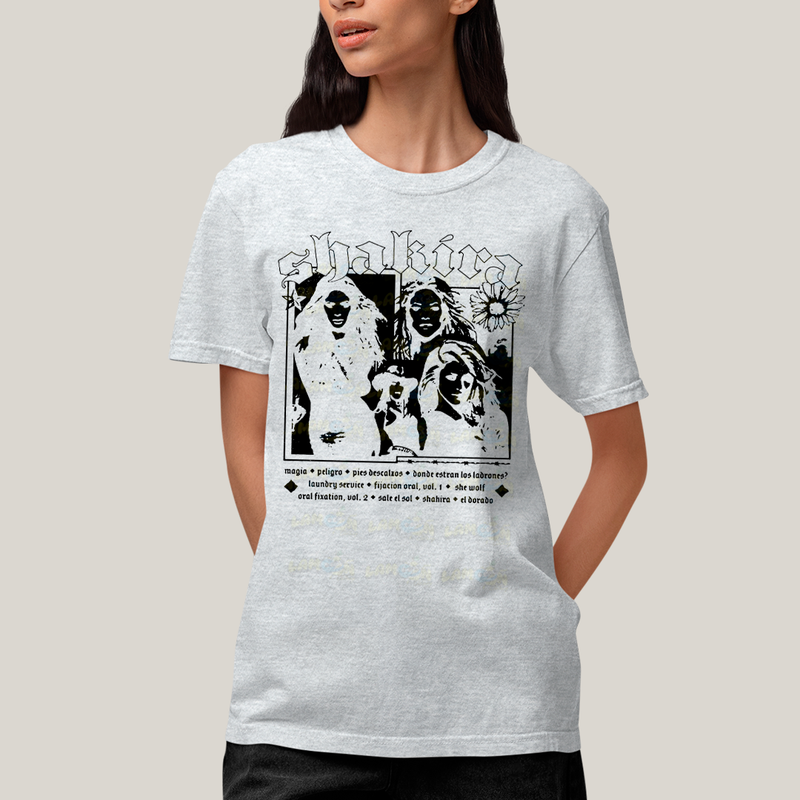 Camiseta Algodão Unissex Tshirt Shakira She Wolf